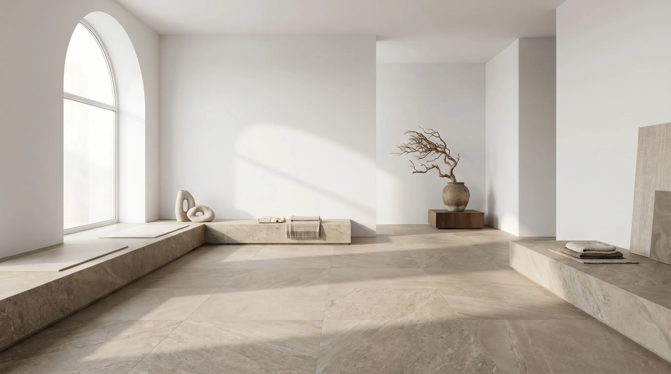 Wabi-sabi Ceramic Tile Showroom Hero Banner